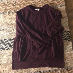 Joy Lab maroon top